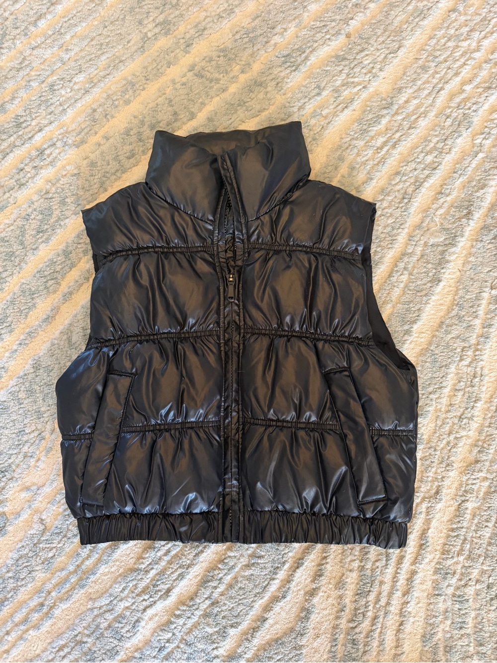 Tek Gear Black Quilted Puffer Vest for Kid - Size 10/12 - Like New